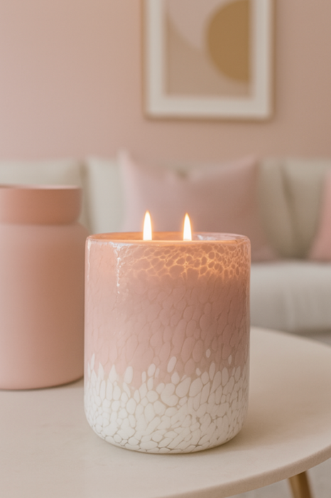 Vogue Jar Pink & White