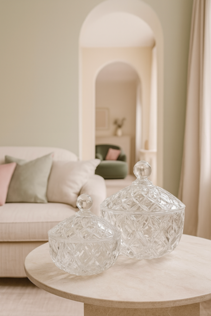 Grace Collection Clear & Coloured Glass