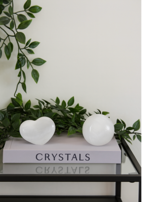 Selenite Lamps, Towers,  Bars, Hearts & Accessories