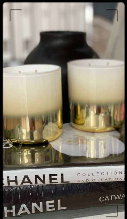 Gold Vogue Jar